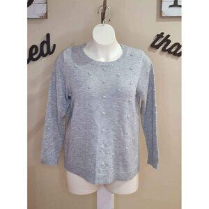 APT.9 Gray Long Sleeve Sweater Plus Size XXL
